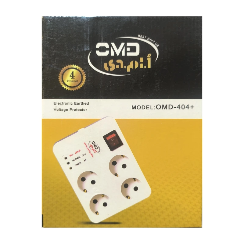 محافظ برق کامپیوتر او ام دی مدل OMD-404 طول 1.5 متر