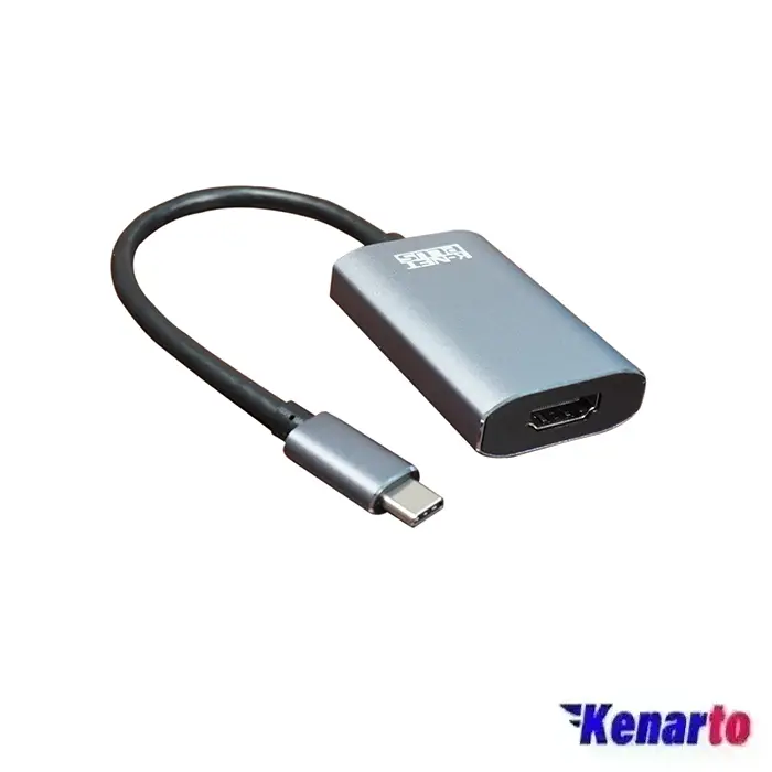 تبدیل Type-C به HDMI و USB 3.0 4K کی نت پلاس مدل KP-COCMS202
