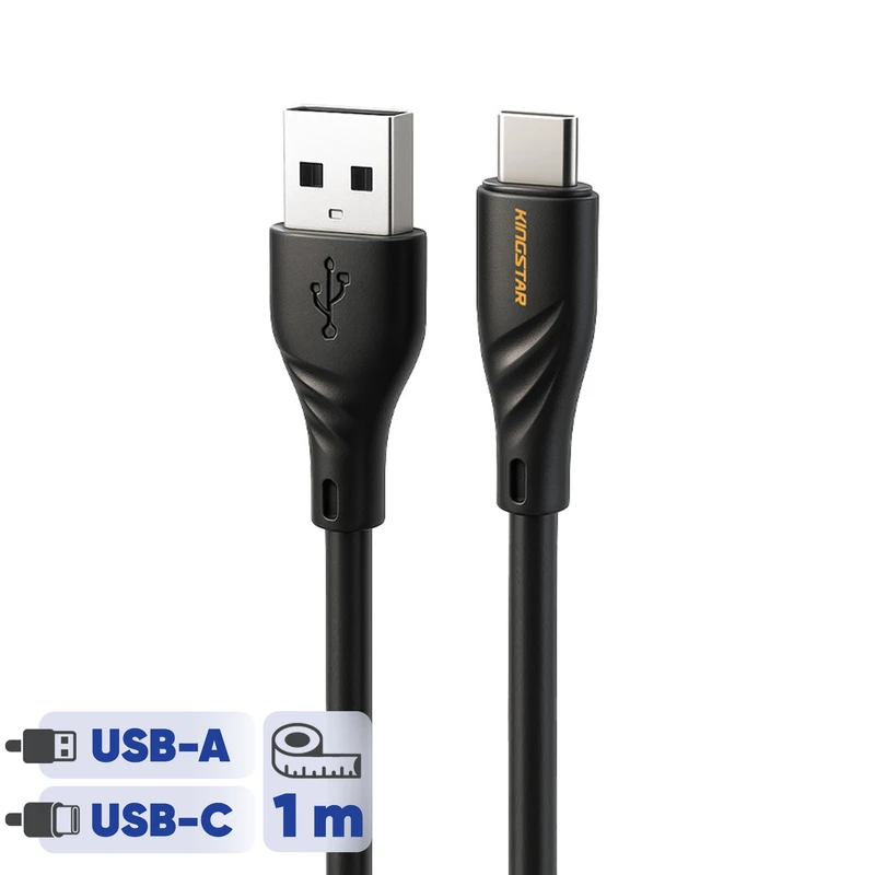 کابل تبدیل USB به USB-C کینگ استار مدل K35C 3A طول 1 متر