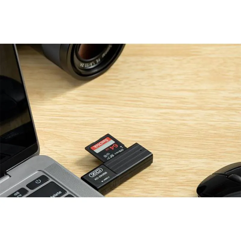 کارت خوان ایکس او مدل DK05B USB 3.0