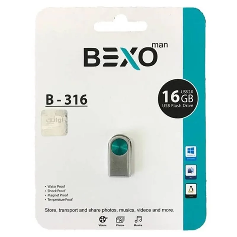 فلش مموری بکسو مدل B-316 ظرفیت 16 گیگابایت