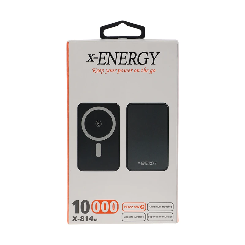 شارژر همراه ایکس انرژی مدل X-814 Magsafe PD 22.5W ظرفیت 10000 میلی‌آمپر ساعت