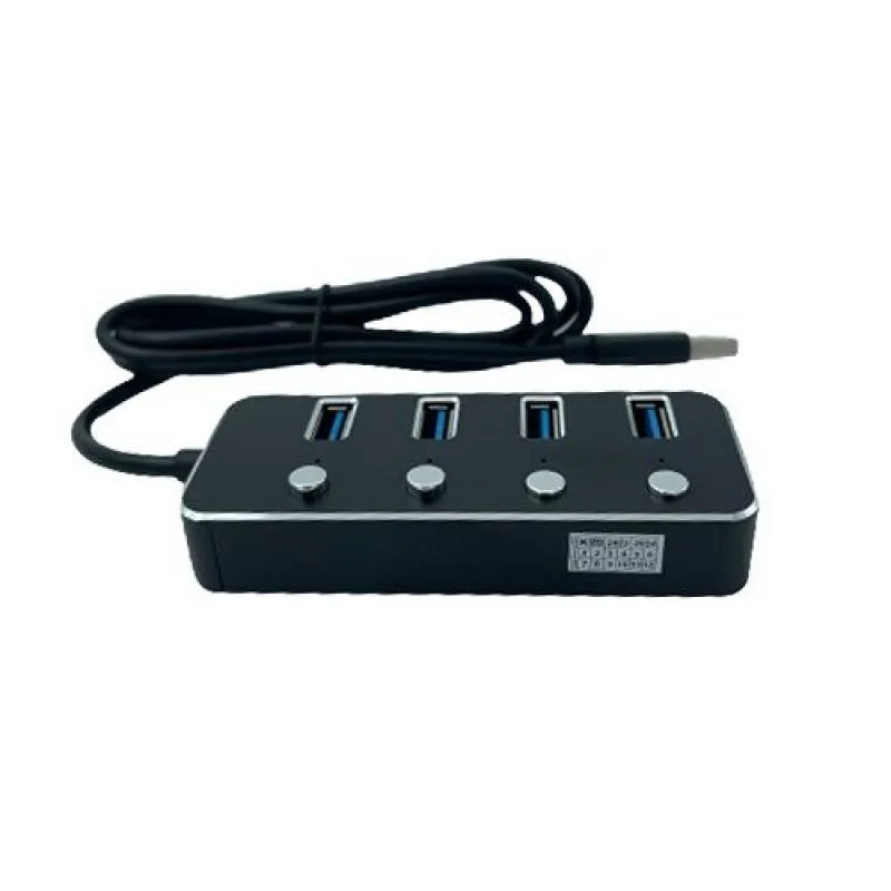 هاب 4 پورت USB.3 کلید دار کی نت مدل H5 K-HUAMH504