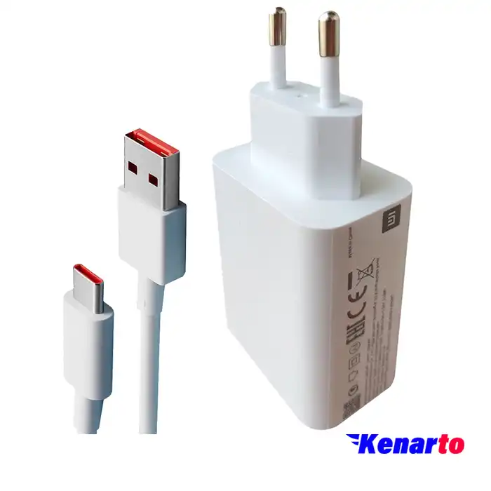 شارژر دیواری شیائومی مدل 33W با کابل Type-c