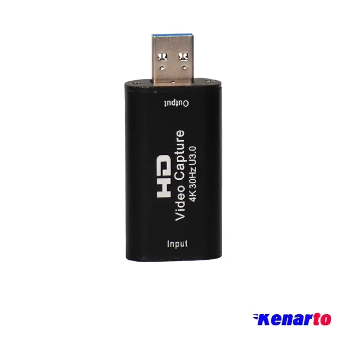 کارت کپچر USB3 به HDMI کی نت مدل K-COHDCAP03 4K