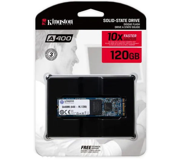 حافظه SSD کینگستون مدل SA400M8 ظرفیت 120 گیگابایت حافظه SSD کینگستون مدل SA400M8 ظرفیت 120 گیگابایت