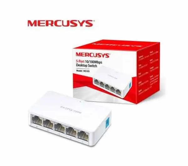 سوییچ 5 پورت مرکوسیس مدل MS105