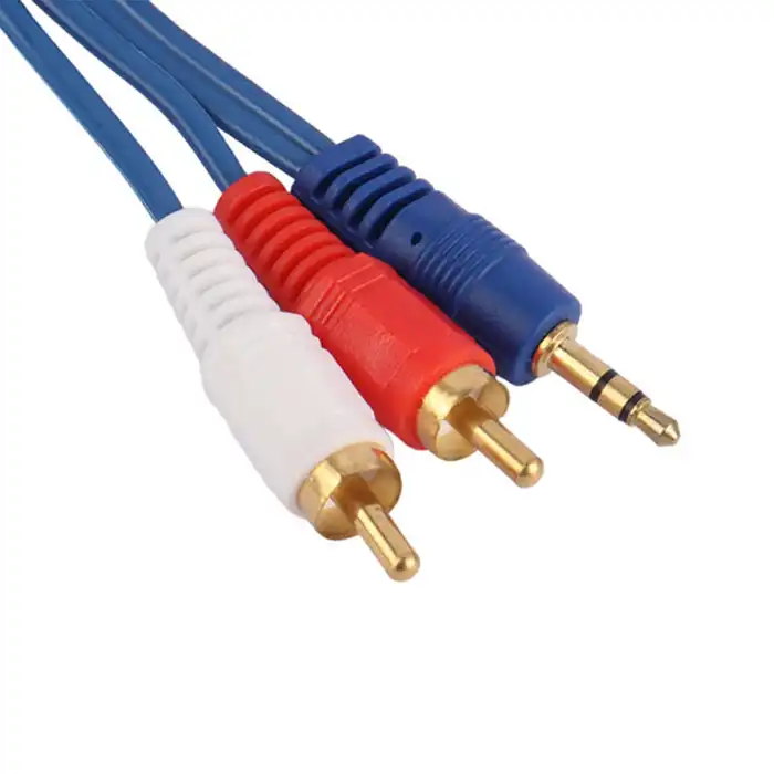 کابل تبدیل جک 3.5 میلی متری به دو RCA مچر مدل MR-98 به طول 1.5 متر