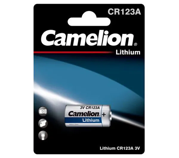 باتری لیتیومی کملیون مدل CR123A بسته 1 عددی