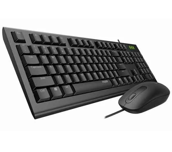 کیبورد و ماوس رپو مدل X120Pro Wired