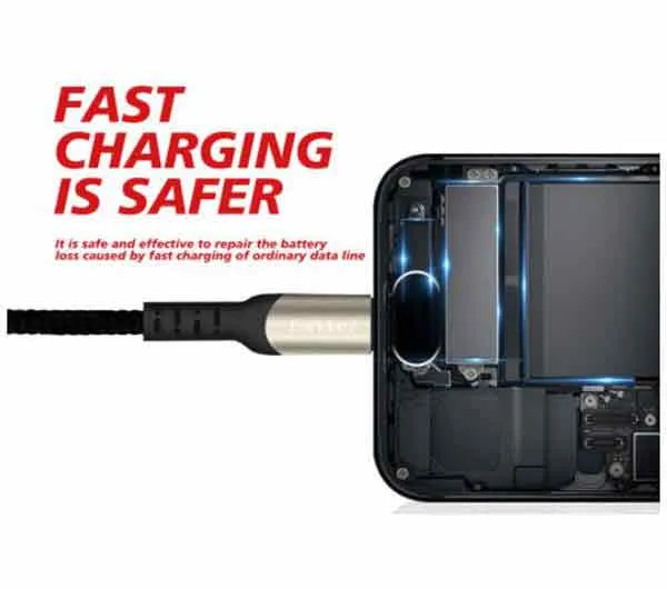 کابل تبدیل USB به microUSB ارلدام مدل EC-107 طول 1 متر
