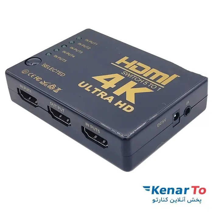 سوئیچ 1 به 5 HDMI