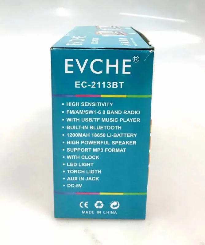 اسپیکر بلوتوثی قابل حمل EVCHE مدل EC-2113