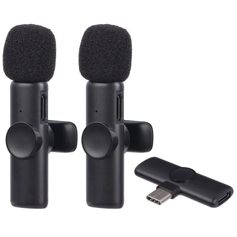 میکروفن یقه ای بی سیم مدل K11 DUAL Type-C