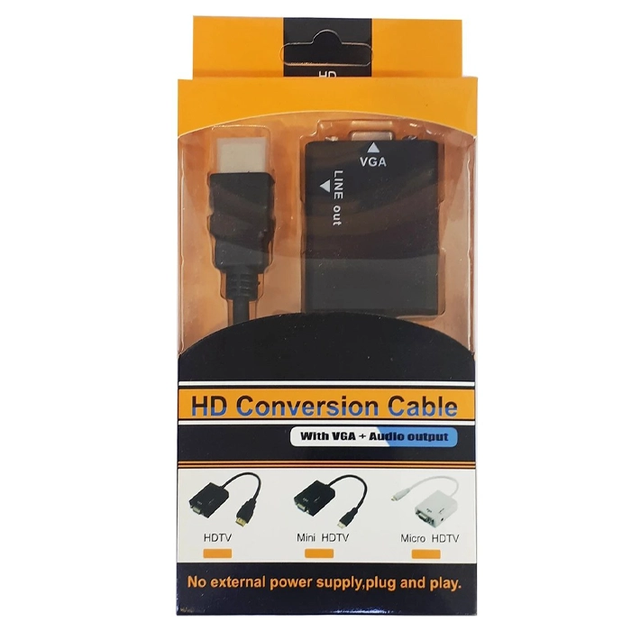 تبدیل HDMI به VGA با صدا پک دار
