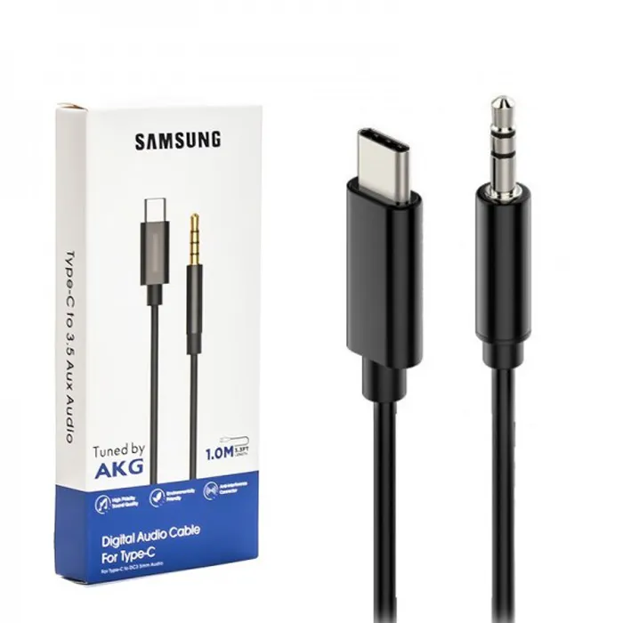 کابل تبدیل AUX به Type-C سامسونگ مدل AKG طول 1 متر