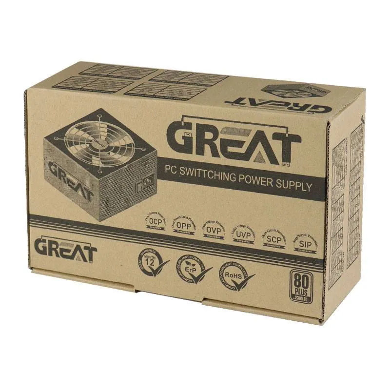 منبع تغذیه کامپیوتر گریت مدل GR280 280W