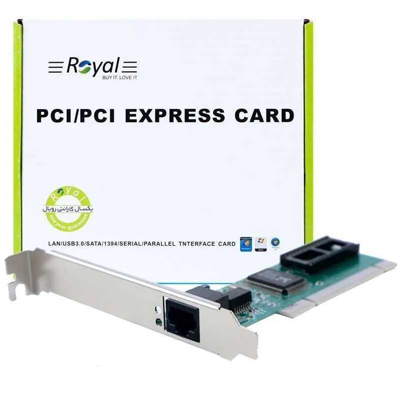 کارت شبکه PCI گیگابیتی رویال مدل RP-002