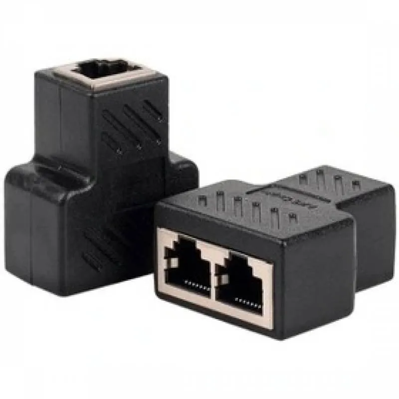 برل شبکه 1 به 2 RJ45 فلزی