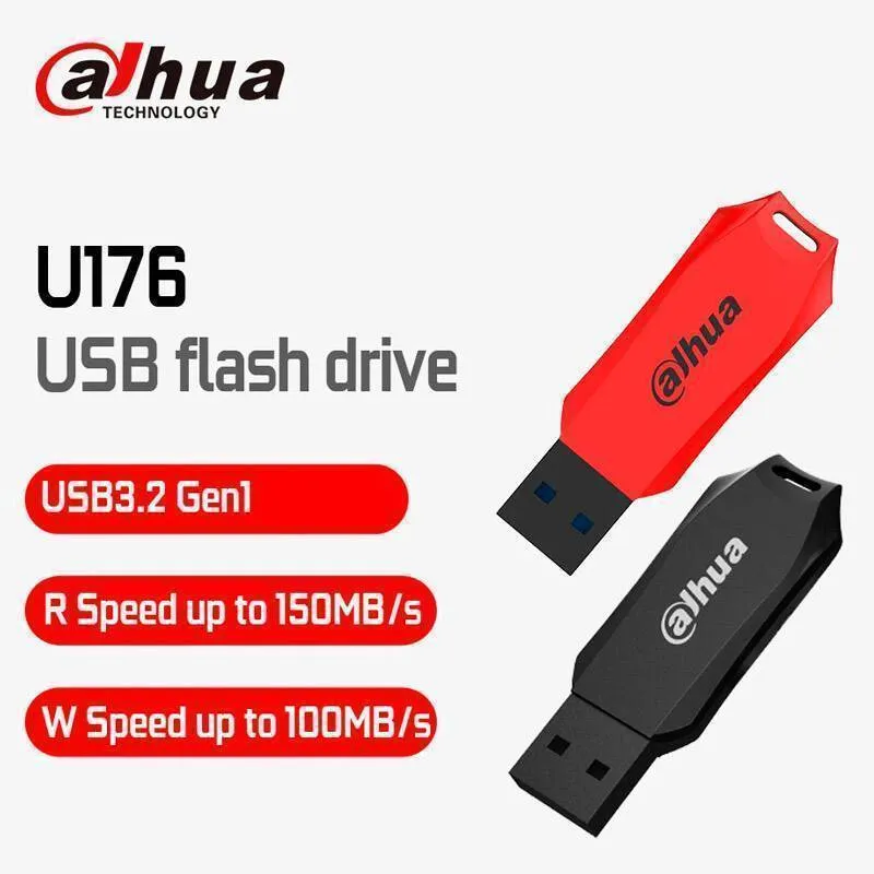 فلش مموری داهوا مدل U176 USB3.2 ظرفیت 64 گیگابایت