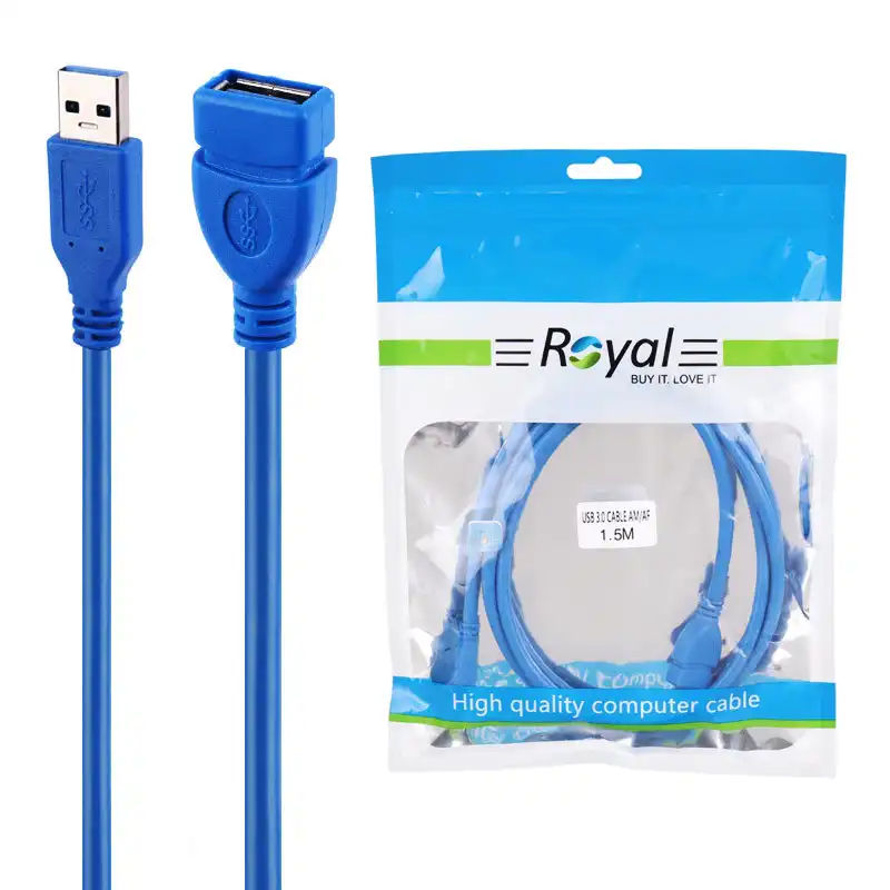 کابل افزایش طول USB 3.0 رویال به طول 1.5 متر