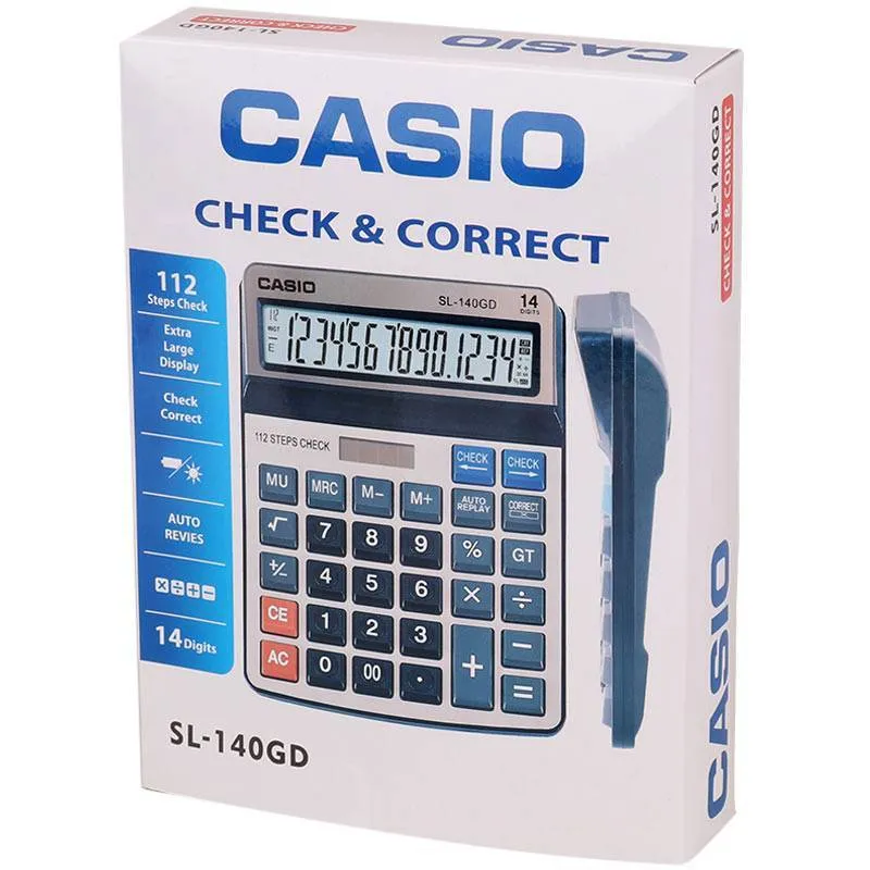 ماشین حساب کاسیو مدل SL-140GD