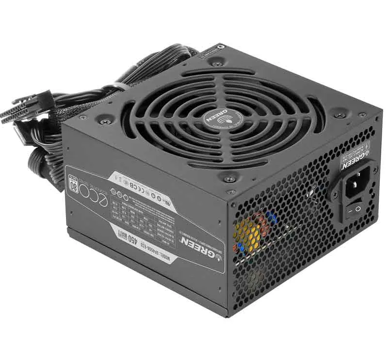 منبع تغذیه کامپیوتر گرین مدل GP450A-ECO