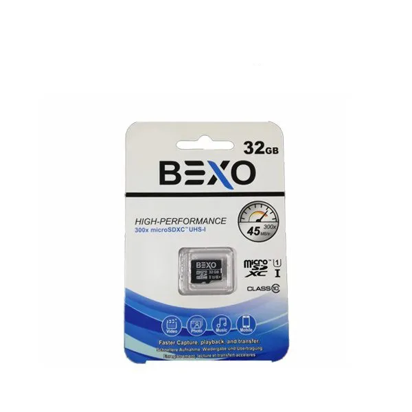 کارت حافظه microSDHC بکسو مدل High-Performance 300X کلاس 10 استاندارد UHS-I U1 سرعت 45MBps ظرفیت 32 گیگابایت