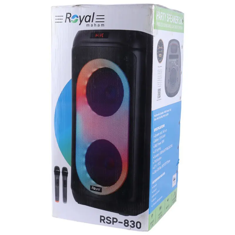 اسپیکر بلوتوثی قابل حمل رویال مدل RSB-830