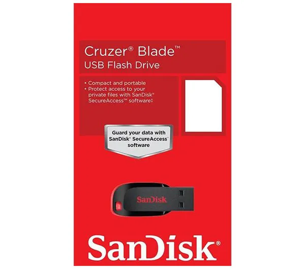 فلش مموری سن دیسک مدل Cruzer Blade CZ50 ظرفیت 32 گیگابایت