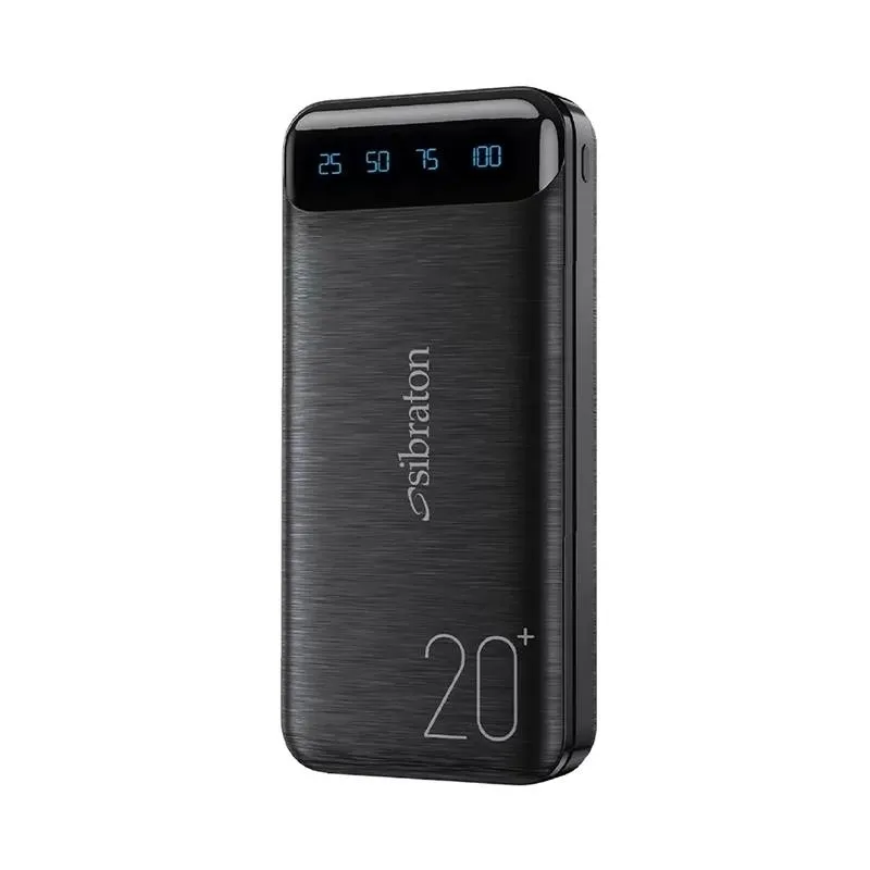 شارژر همراه سیبراتون مدل S-PB217 ظرفیت 20000 میلی آمپرساعت همراه با کابل Micro USB
