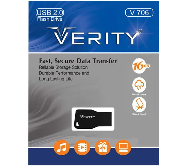 فلش مموری وریتی مدل V706 ظرفیت 16 گیگابایت
