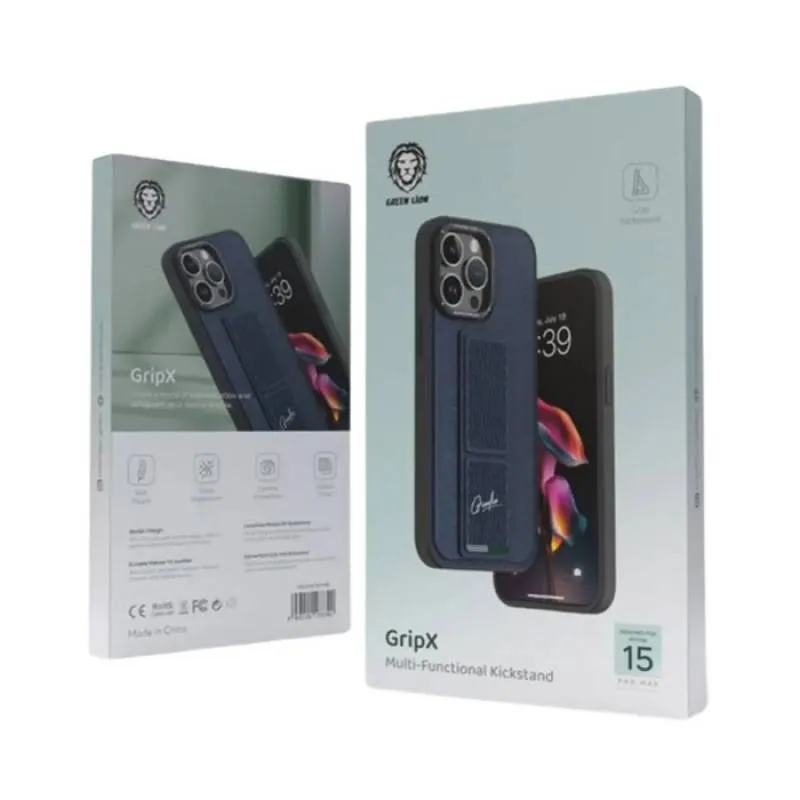 کاور گوشی گرین لاین مدل GNGIPXE15PBL مناسب برای iphone 15 Pro