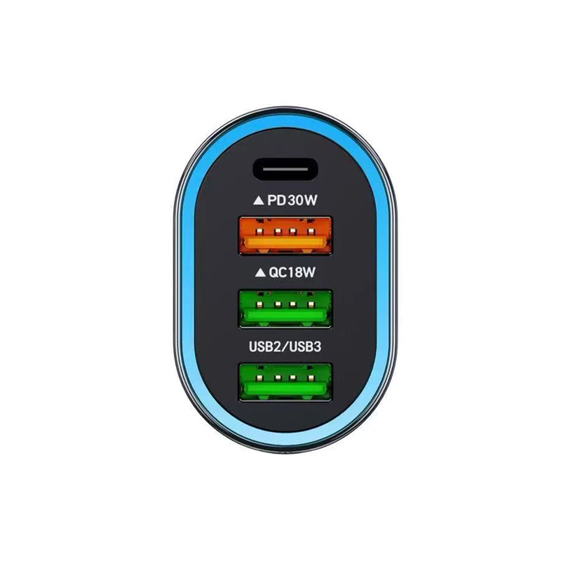 شارژر فندکی تسکو مدل TCG44 PD 63W به همراه کابل Type-C