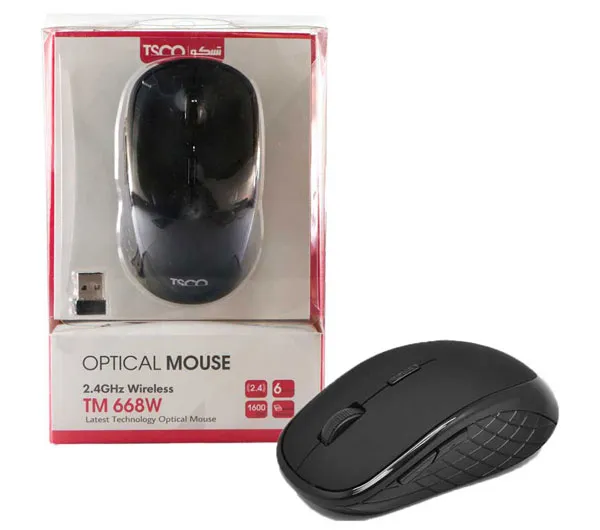 ماوس بی سیم تسکو مدل TM 668W