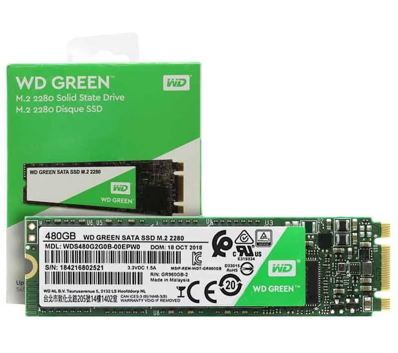 اس اس دی اینترنال وسترن دیجیتال مدل GREEN WDS480G2G0B ظرفیت 480 گیگابایت اس اس دی اینترنال وسترن دیجیتال مدل GREEN WDS480G2G0B ظرفیت 480 گیگابایت
