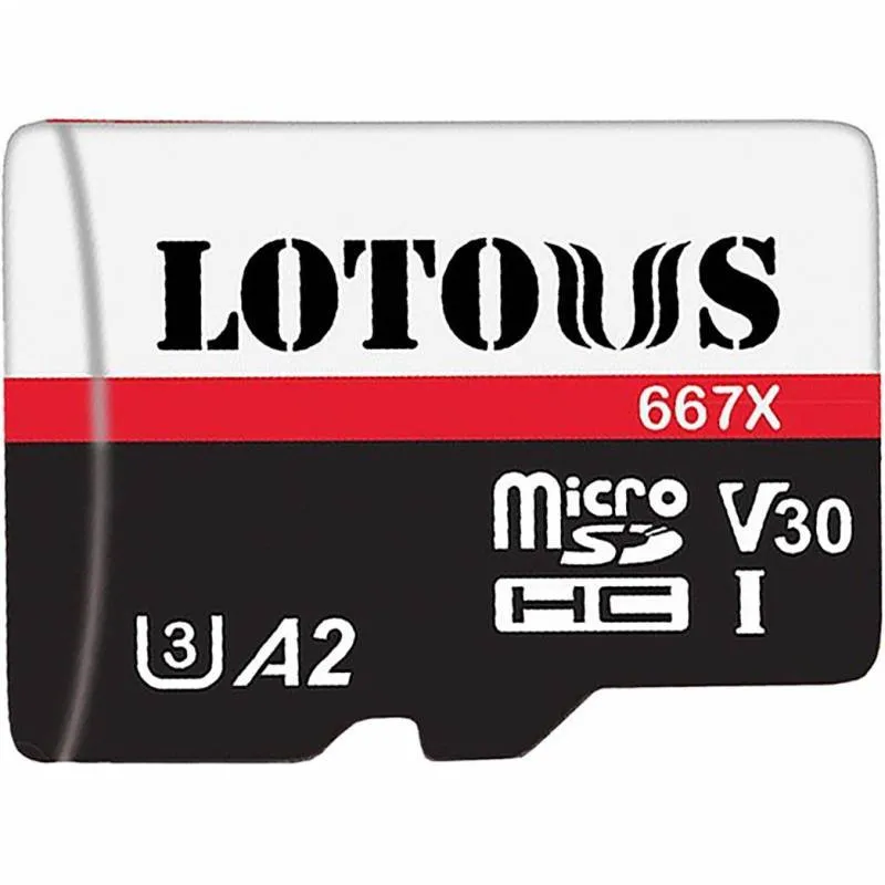 کارت حافظه microSDXC لوتوس مدل 667X A2 کلاس 10 استاندارد UHS-I U3 ظرفیت 64 گیگابایت
