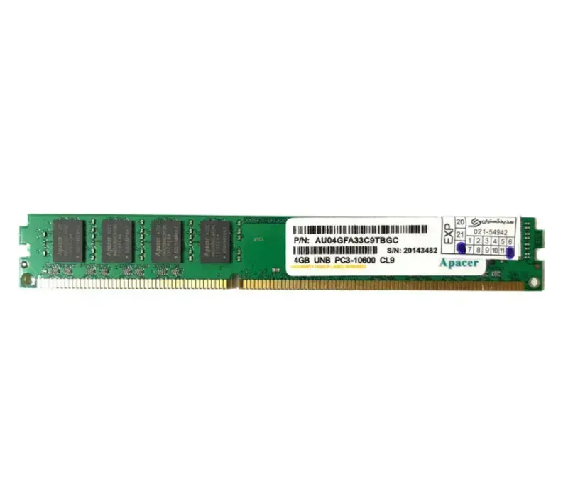 رم کامپیوتر اپیسر مدل UNB PC3-10600 CL9 DDR3 1333MHz ظرفیت 4 گیگابایت