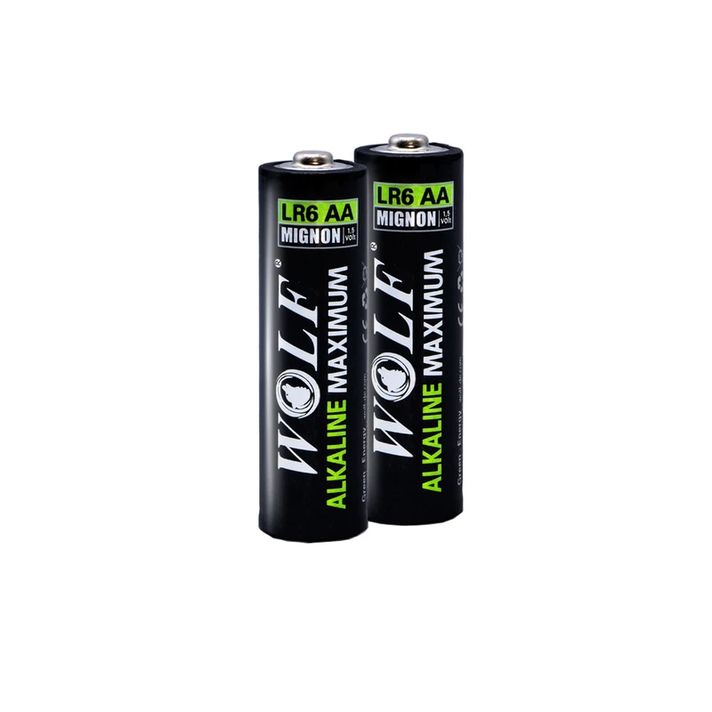 باتری قلمی آلکالاین ولف مدل Alkaline maximume 1.5V بسته 2 عددی