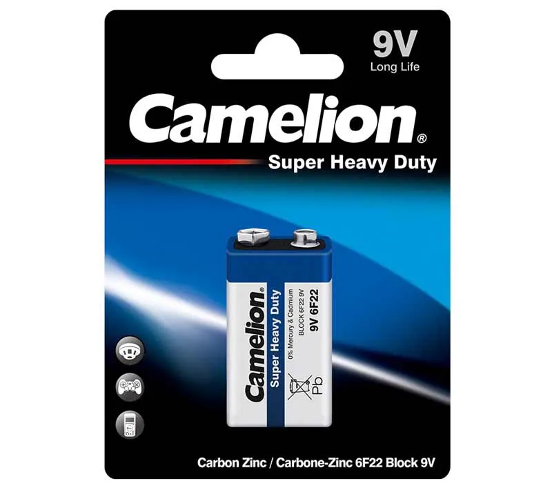 باتری کتابی کملیون مدل Super Heavy Duty بسته 1 عددی