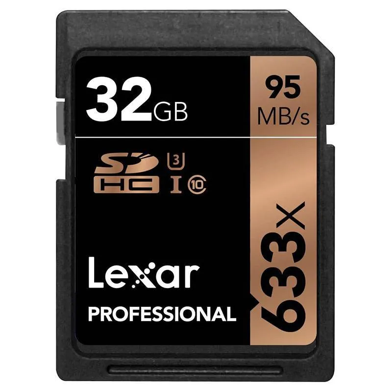 کارت حافظه SDXC لکسار مدل Professional کلاس 10 استاندارد UHS-I U3 سرعت 95MBps ظرفیت 32 گیگابایت