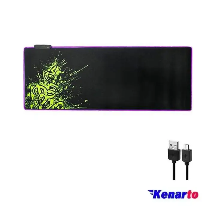ماوس پد مخصوص بازی ریزر مدل RGB 70*30