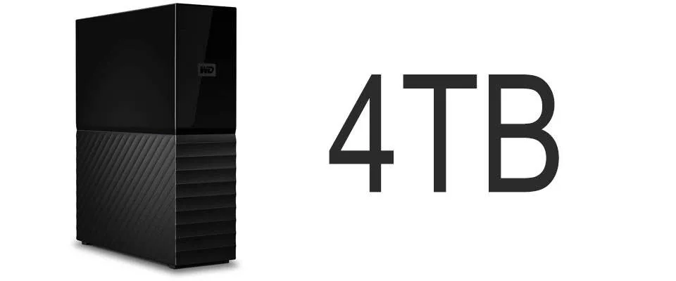 هارددیسک اکسترنال وسترن دیجیتال مدل My Book Desktop ظرفیت 4 ترابایت