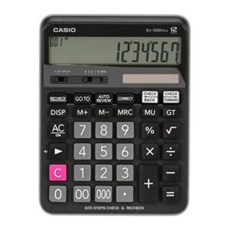 ماشین حساب کاسیو مدل Dj-120D PLUS