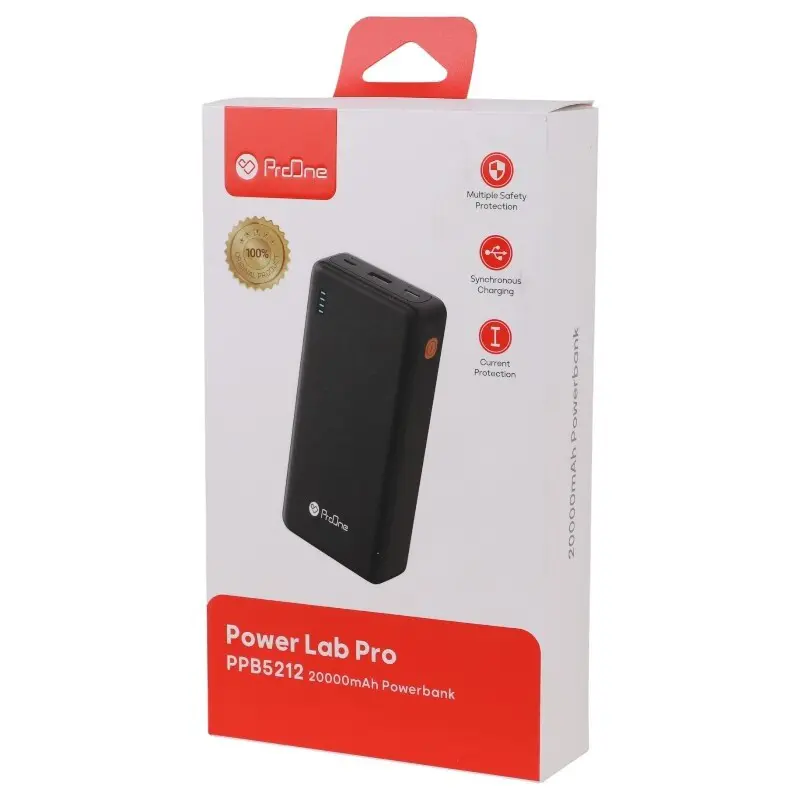شارژر همراه پرووان مدل PPB5212 22.5W Q3 ظرفیت 20000 میلی آمپر ساعت