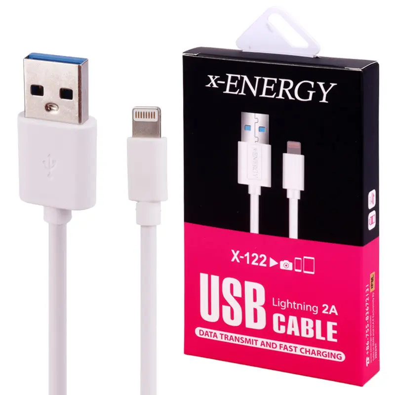 کابل تبدیل USB به لایتنینگ ایکس انرژی مدل X-122 طول 1 متر