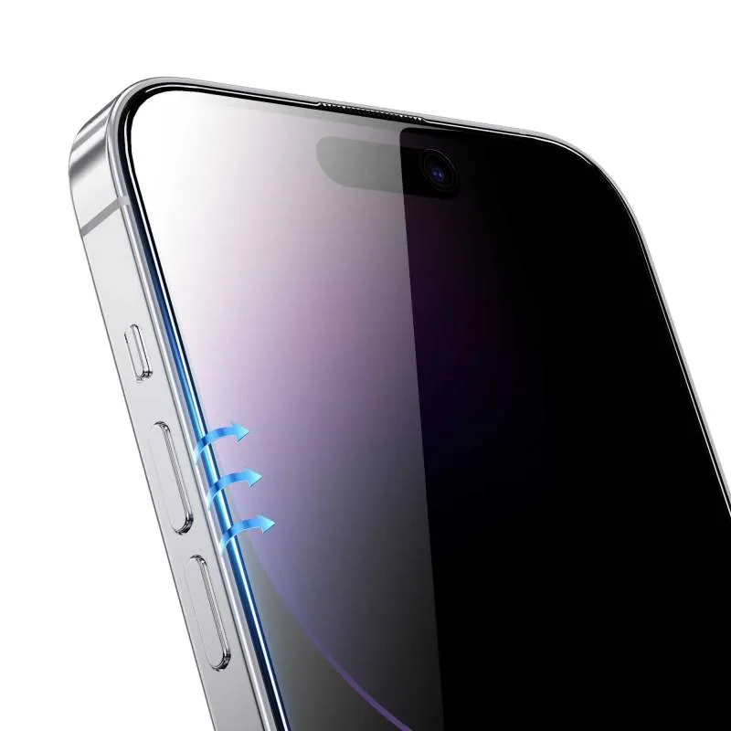 محافظ صفحه نمایش گرین لاین مدل 9H Steve Privacy مناسب برای iphone 14 Pro
