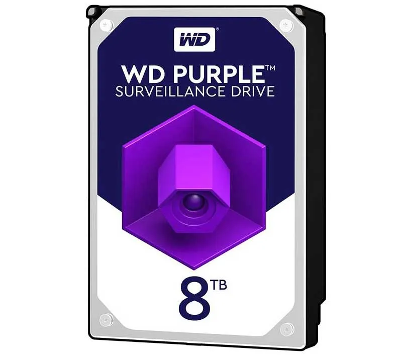 هارددیسک اینترنال وسترن دیجیتال مدل Purple ظرفیت 8 ترابایت