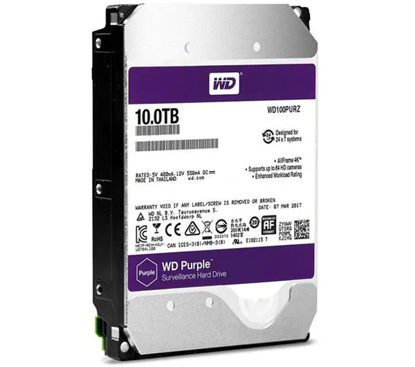 هارددیسک اینترنال وسترن دیجیتال مدل Purple ظرفیت 10 ترابایت