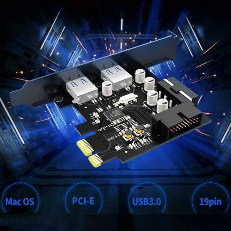 کارت 2 پورت USB3.0 PCI-E اوریکو مدل PME-4UI